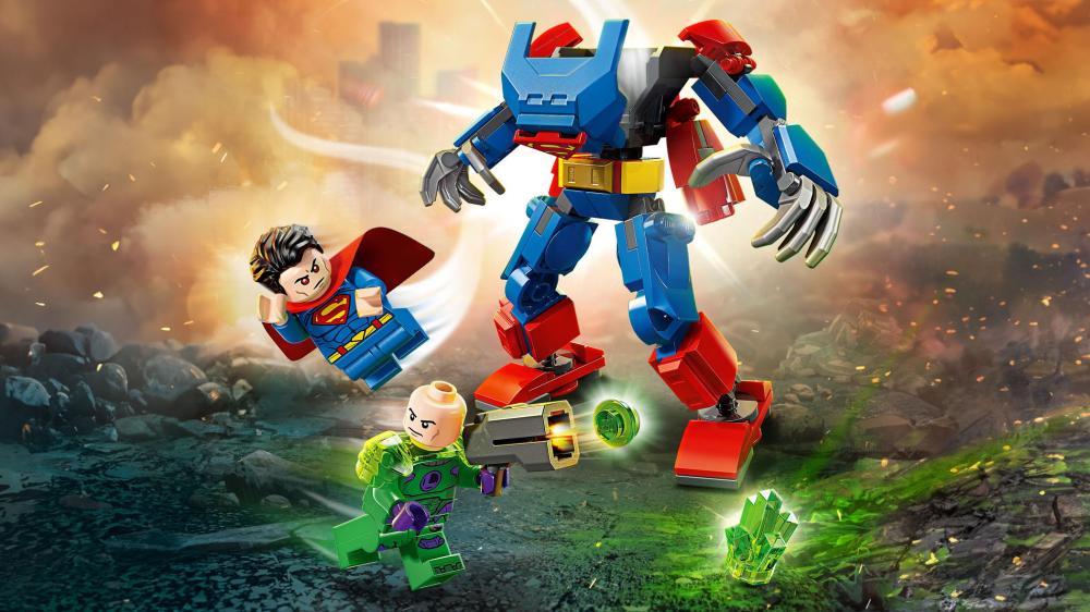 LEGO® DC Universe Super Heroes™ Superman™ Mech vs. Lex Luthor™ 120 Teile 76302