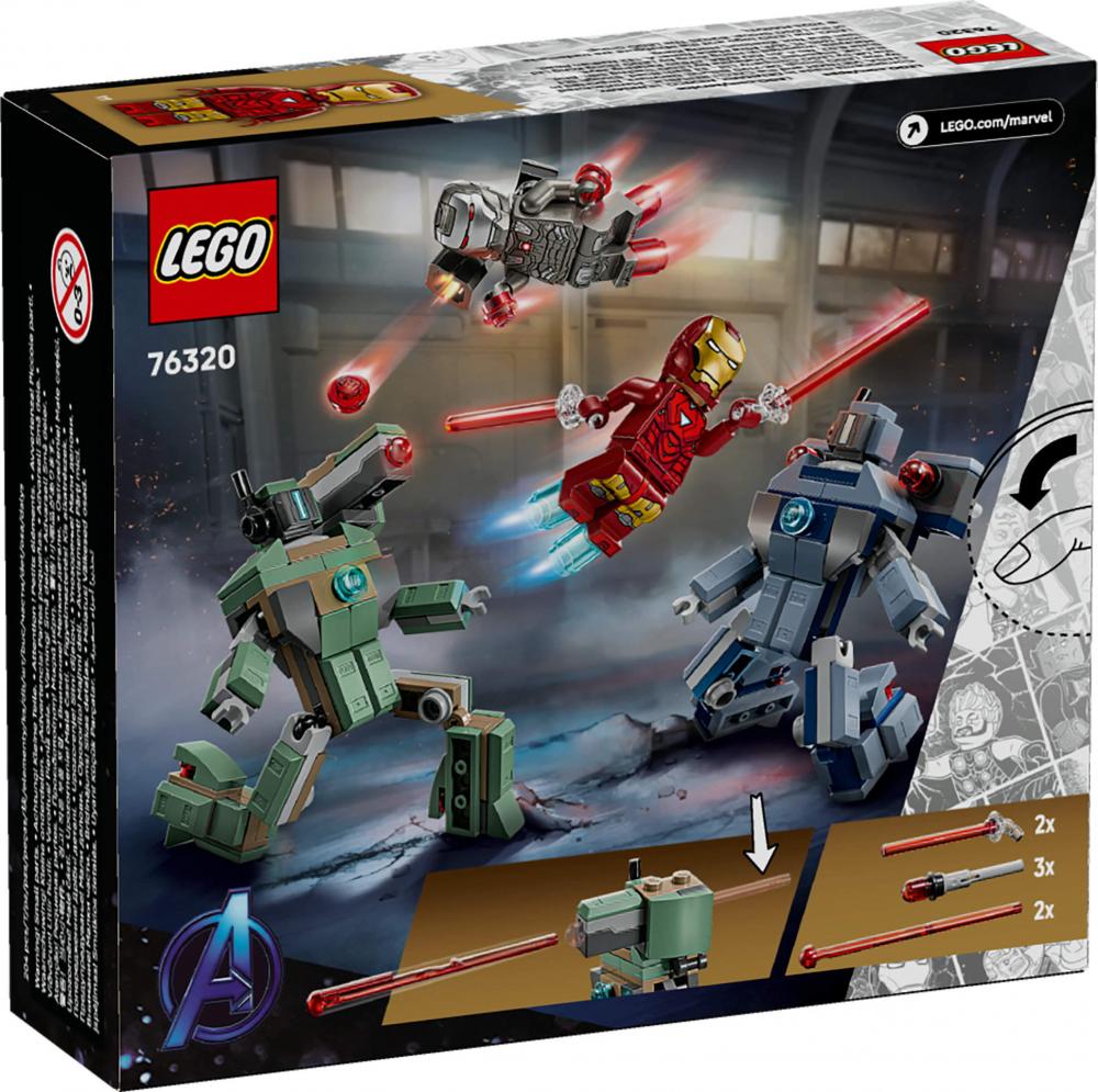 LEGO® Marvel Super Heroes™ Iron Man & War Machine vs. Hammer-Drohnen 204 Teile 76320