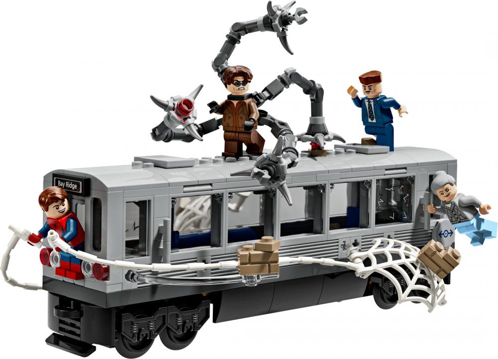 LEGO® Marvel Super Heroes™ Spider-Man vs. Doc Ock: Showdown in der U-Bahn 393 Teile 76321