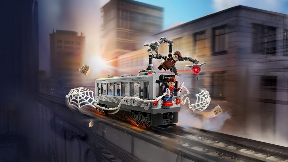 LEGO® Marvel Super Heroes™ Spider-Man vs. Doc Ock: Showdown in der U-Bahn 393 Teile 76321