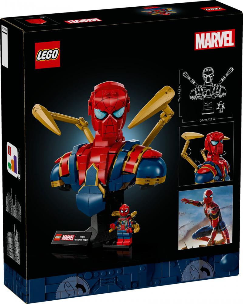 LEGO® Marvel Super Heroes™ Iron Spider-Man Büste 379 Teile 76326