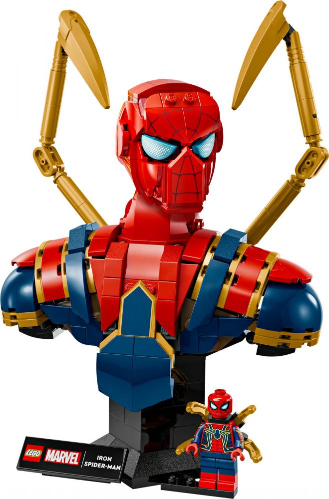 LEGO® Marvel Super Heroes™ Iron Spider-Man Büste 379 Teile 76326
