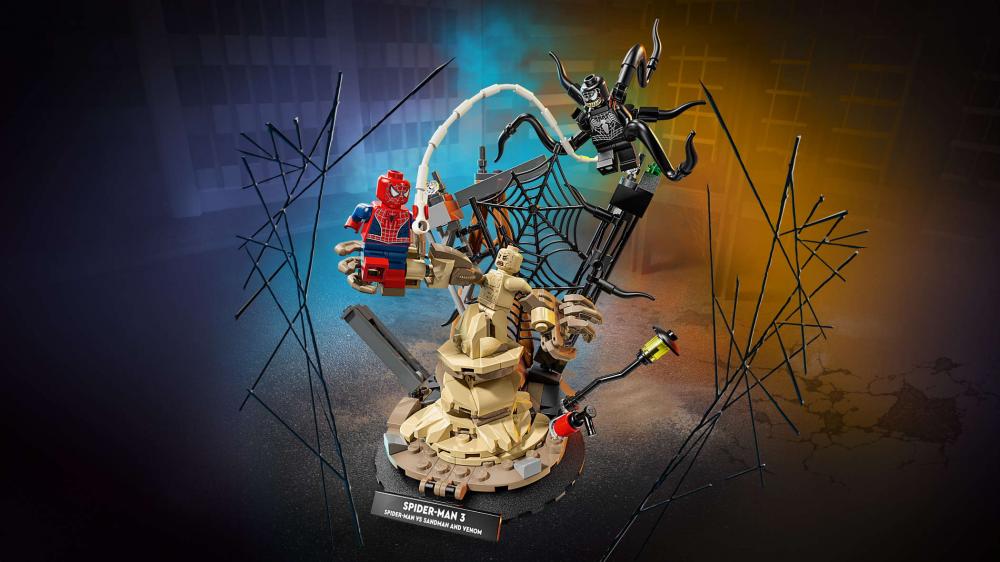 LEGO® Marvel Super Heroes™ Großer Showdown Spider-Man vs. Sandman 201 Teile 76334