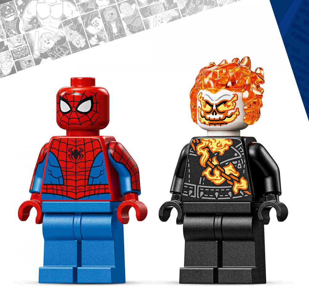 LEGO® Marvel Super Heroes™ Spider-Man vs. Ghost Rider auf seinem Motorrad 72 Teile 76335