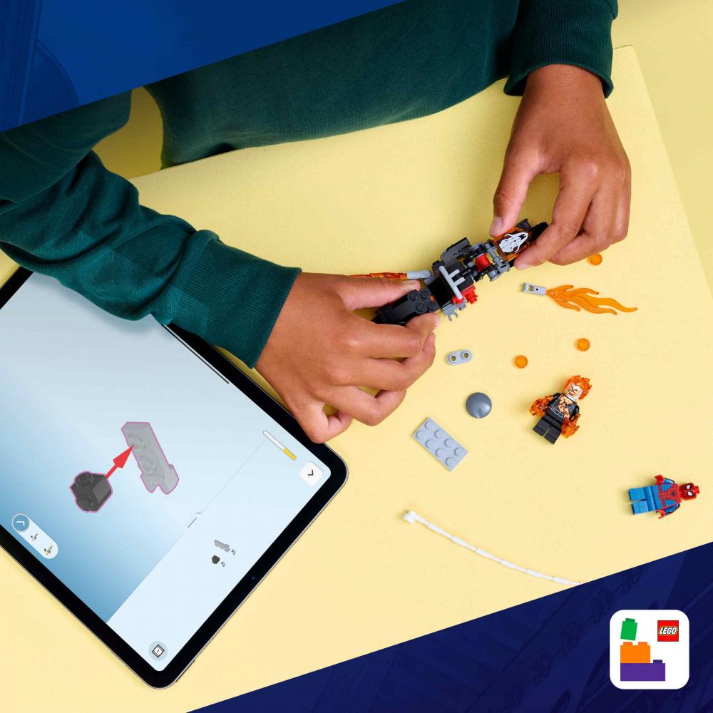 LEGO® Marvel Super Heroes™ Spider-Man vs. Ghost Rider auf seinem Motorrad 72 Teile 76335