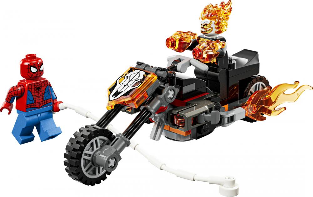 LEGO® Marvel Super Heroes™ Spider-Man vs. Ghost Rider auf seinem Motorrad 72 Teile 76335