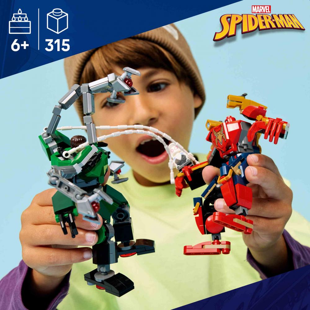 LEGO® Marvel Super Heroes™ Mech-Duell Spider-Man vs. Doc Ock 315 Teile 76338