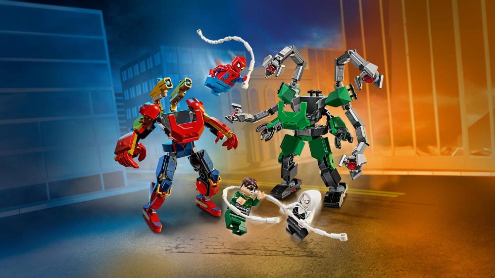 LEGO® Marvel Super Heroes™ Mech-Duell Spider-Man vs. Doc Ock 315 Teile 76338