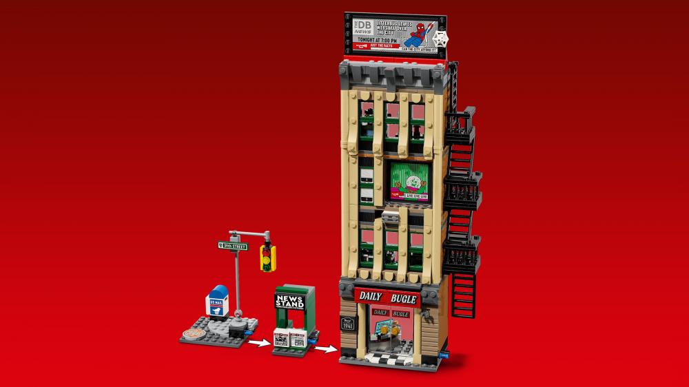 LEGO® Marvel Super Heroes™ Spider-Man vs. Mysterio Daily Bugle 781 Teile 76342