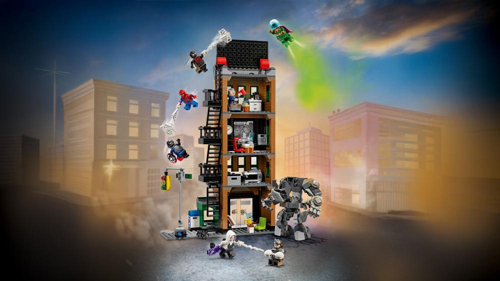 LEGO® Marvel Super Heroes™ Spider-Man vs. Mysterio Daily Bugle 781 Teile 76342