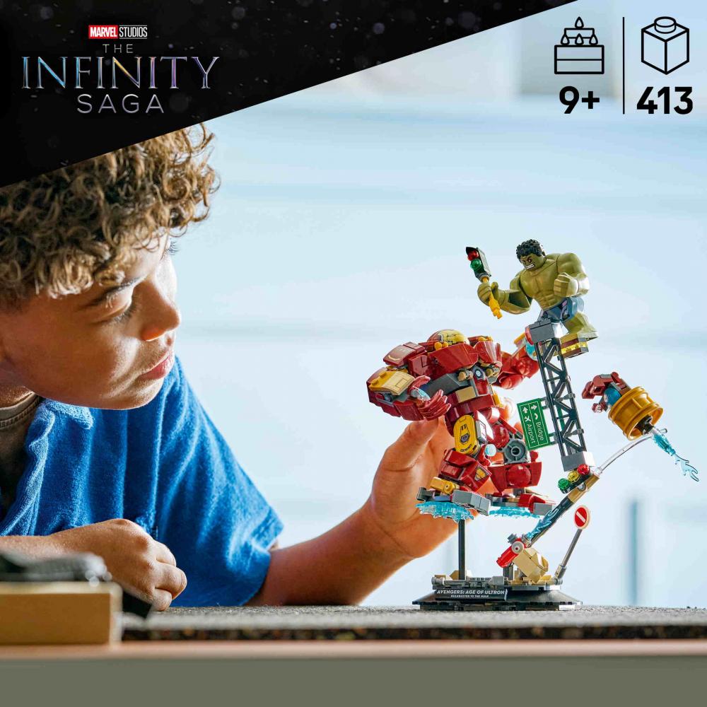 LEGO® Marvel Super Heroes™ Duell der Giganten Hulkbuster vs. Hulk 413 Teile 76343