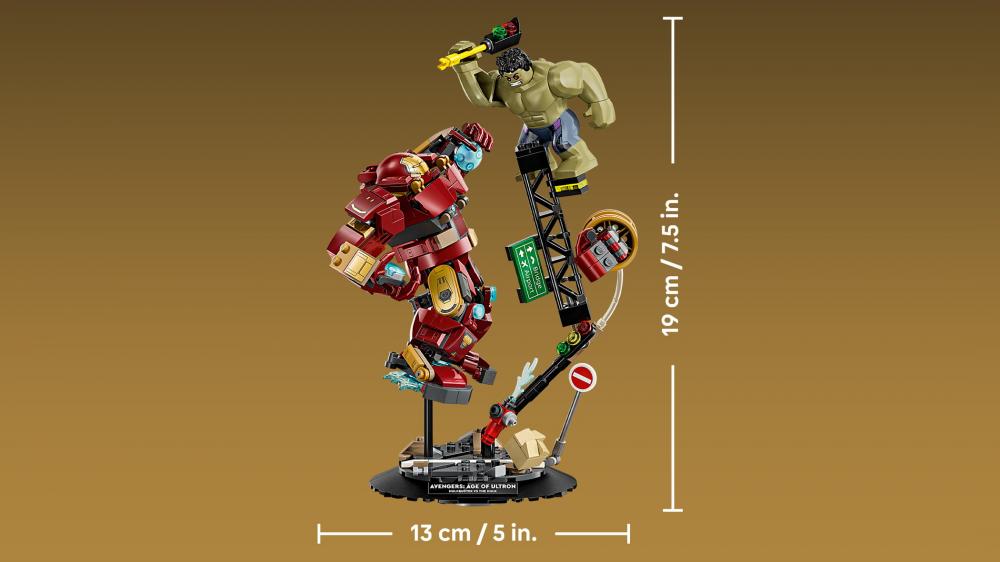 LEGO® Marvel Super Heroes™ Duell der Giganten Hulkbuster vs. Hulk 413 Teile 76343