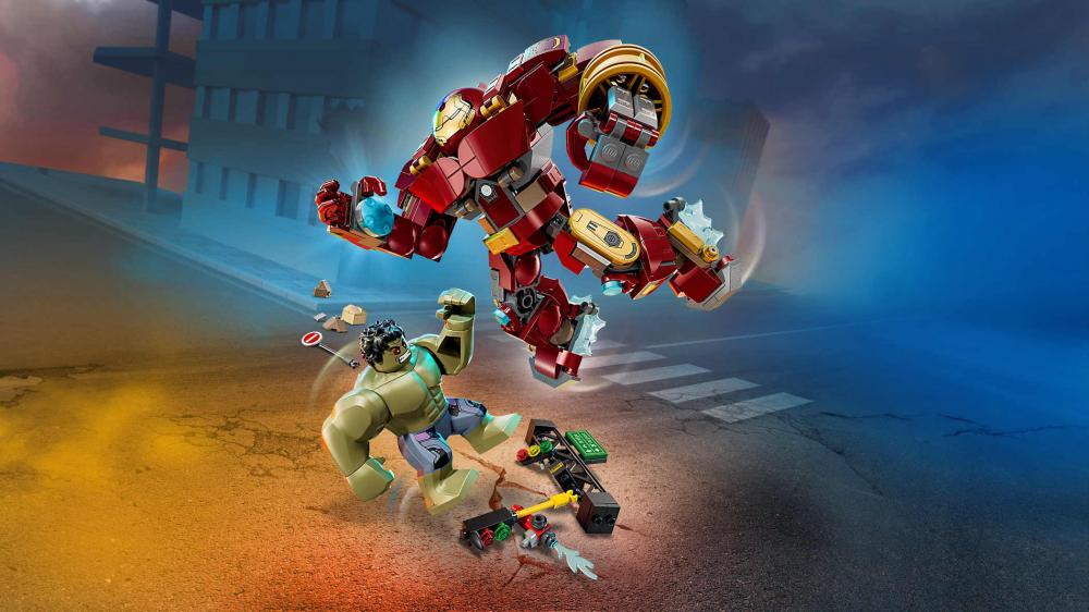 LEGO® Marvel Super Heroes™ Duell der Giganten Hulkbuster vs. Hulk 413 Teile 76343
