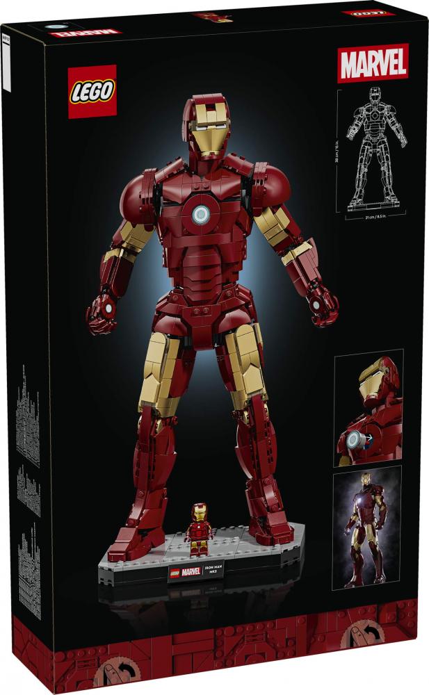 LEGO® Marvel Super Heroes™ Iron Man Mark 3 Sammleredition 1297 Teile 76344