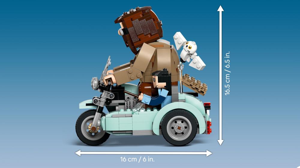 LEGO® Harry Potter™ Hagrids und Harrys Motorradtour 617 Teile 76443
