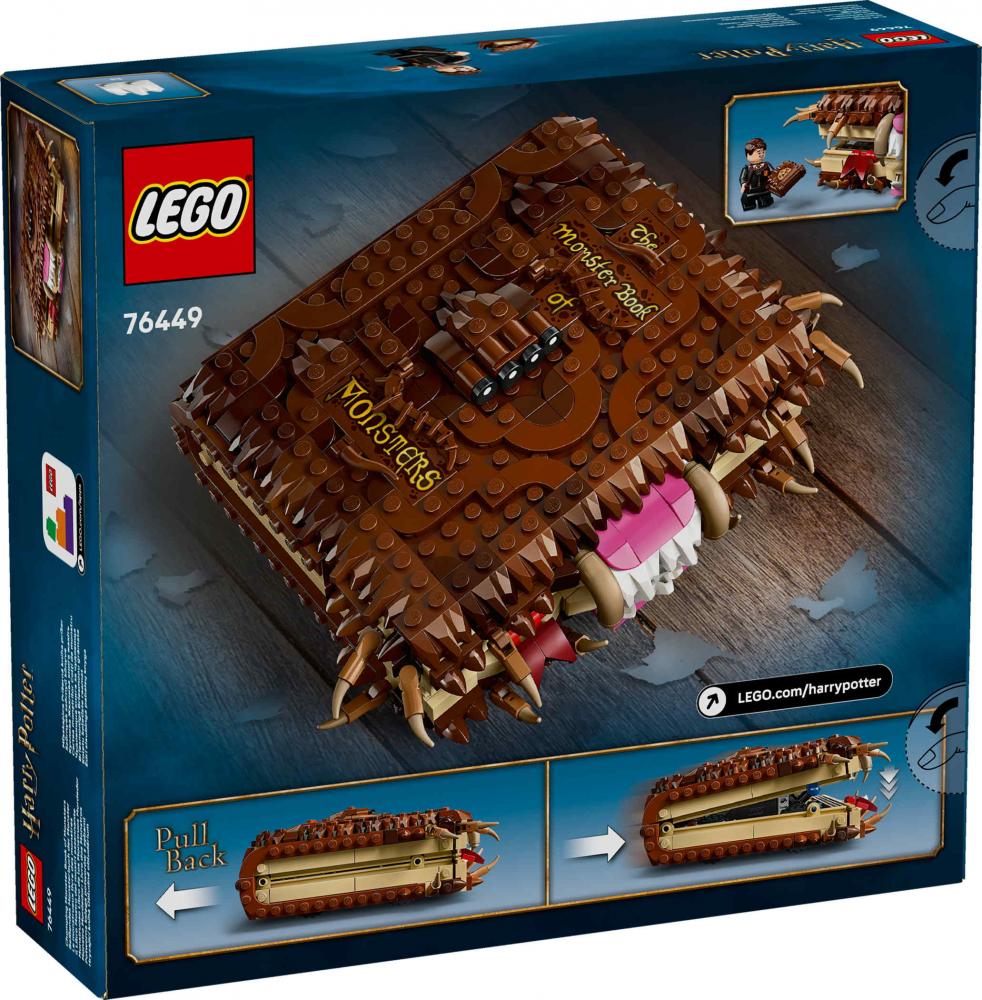 LEGO® Harry Potter™ Beißendes Monsterbuch der Monster 518 Teile 76449