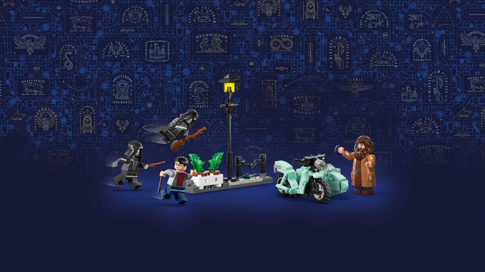 LEGO® Harry Potter™ Hagrids und Harrys Flucht aus dem Ligusterweg 124 Teile 76459