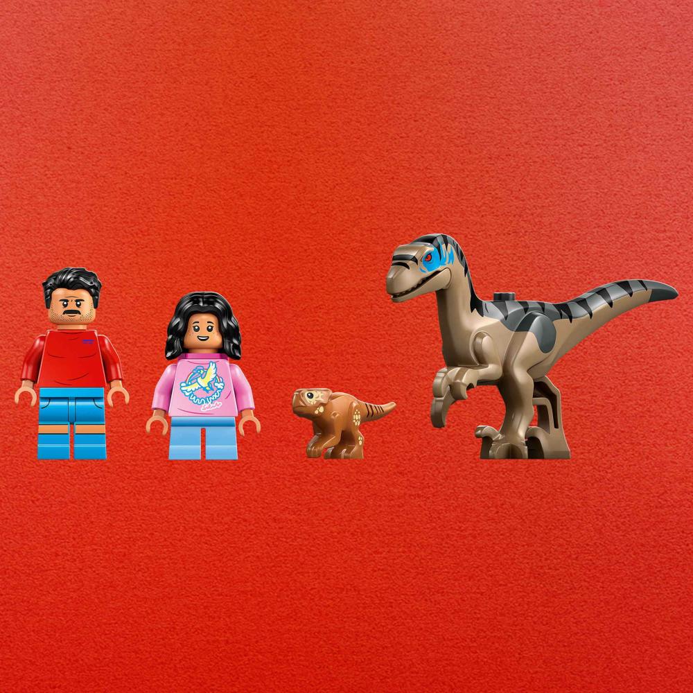 LEGO® Jurassic World™ Raptor: Verfolgungsjagd mit dem Geländewagen 285 Teile 76972