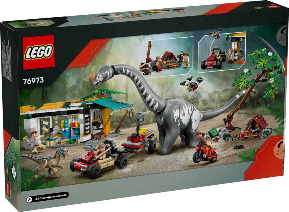 LEGO® Jurassic World™ Raptor & Titanosaurus: Große Fährtensuche 582 Teile 76973