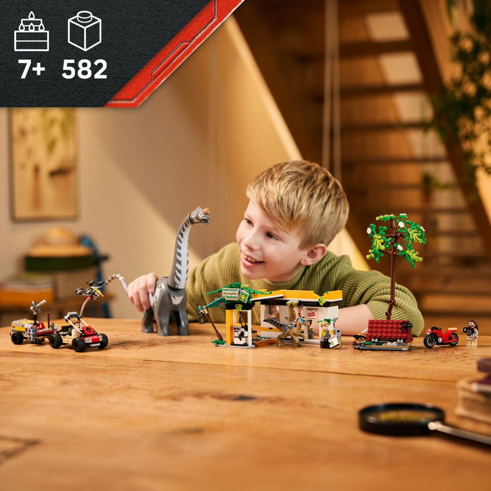 LEGO® Jurassic World™ Raptor & Titanosaurus: Große Fährtensuche 582 Teile 76973