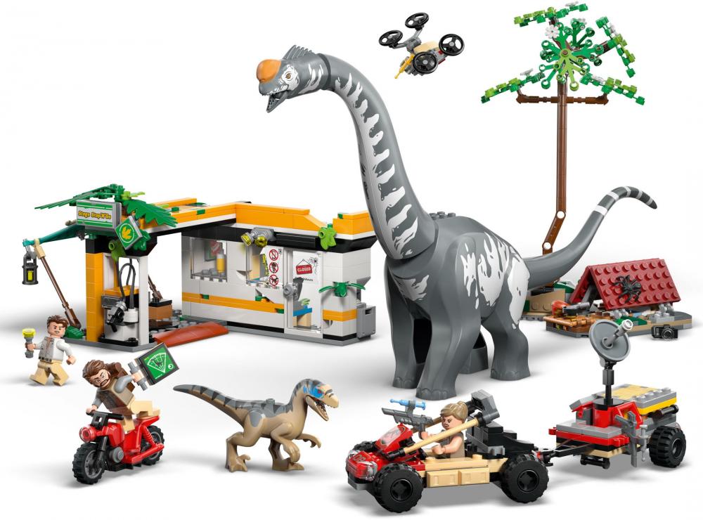 LEGO® Jurassic World™ Raptor & Titanosaurus: Große Fährtensuche 582 Teile 76973