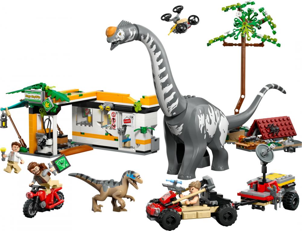 LEGO® Jurassic World™ Raptor & Titanosaurus: Große Fährtensuche 582 Teile 76973