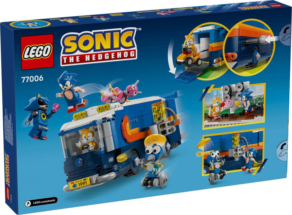 LEGO® Sonic Team Sonics Kommando-Truck 747 Teile 77006