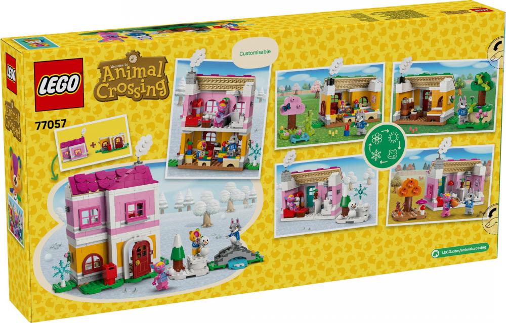 LEGO® Animal Crossing Kreative Häuser: Jahreszeiten voller Spaß 814 Teile 77057