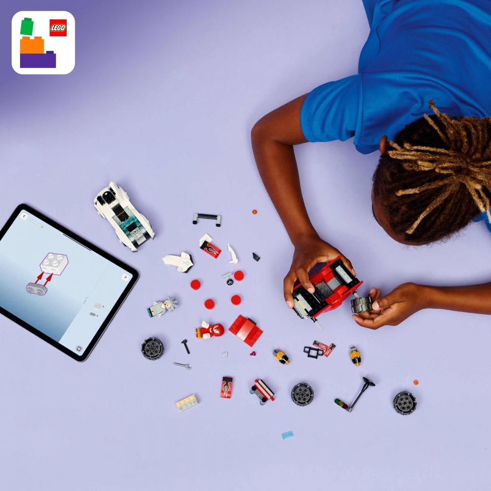 LEGO® Sonic Silvers Auto vs. Knuckles' Monstertruck 378 Teile 77118