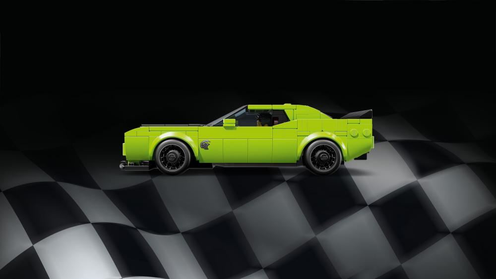 LEGO® Speed Champions Dodge Challenger SRT Hellcat Sportwagen 390 Teile 77237