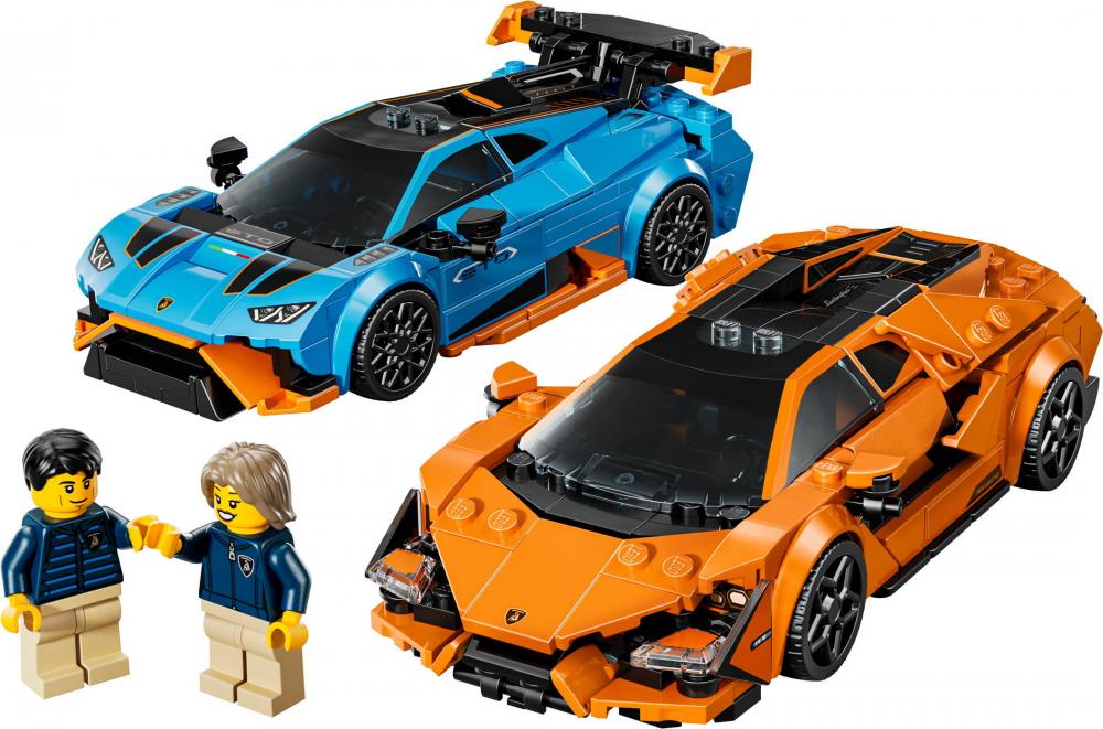 LEGO® Speed Champions Lamborghini Revuelto und Huracán STO 607 Teile 77238