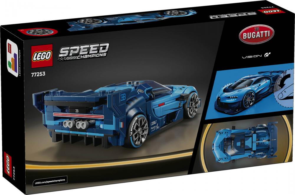 LEGO® Speed Champions Bugatti Vision GT Hypersportwagen 284 Teile 77253