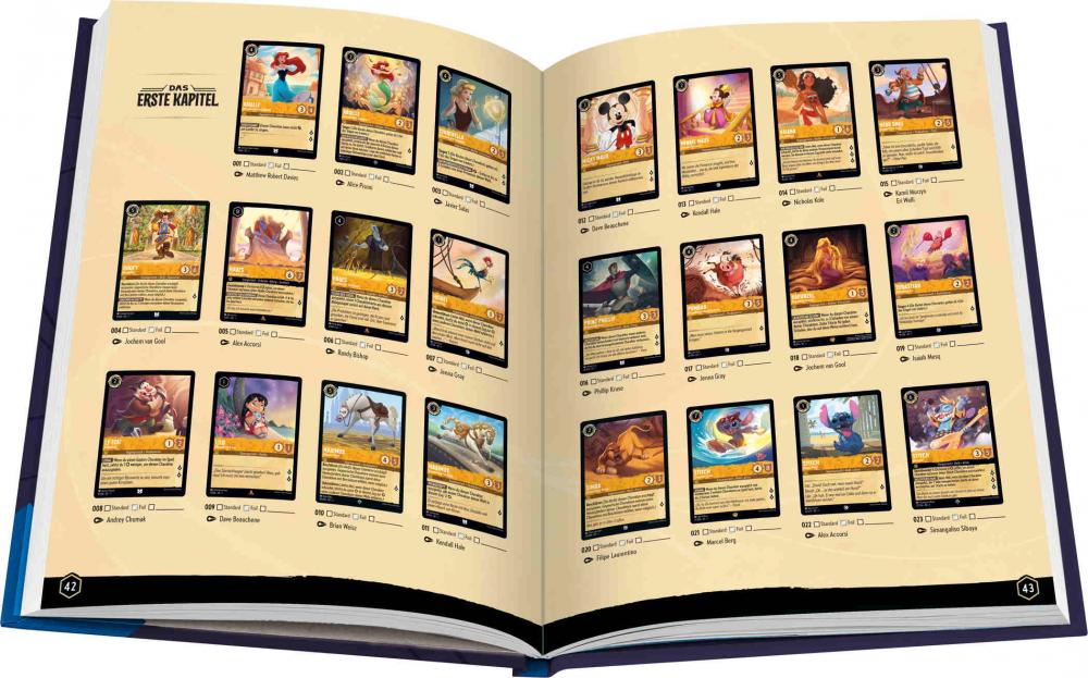 Ravensburger Buch Disney Lorcana Trading Card Game offizielle Collector’s Guide Sets 1-4 13000004