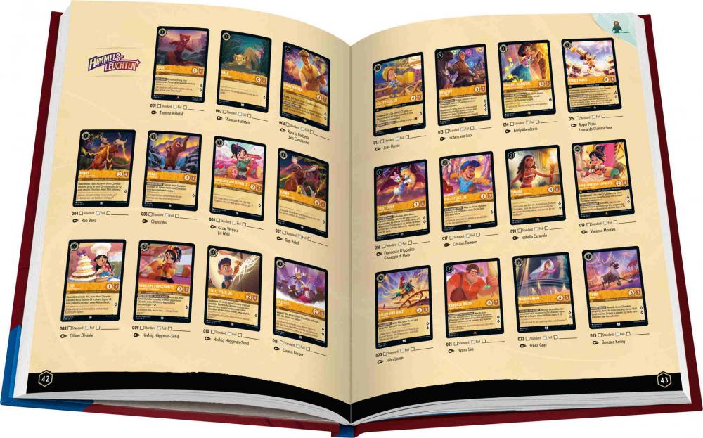 Ravensburger Buch Disney Lorcana Trading Card Game offizielle Collector’s Guide Sets 5-8 13000007
