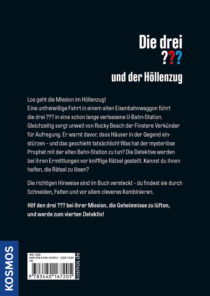 Kosmos Buch Die drei ??? und der Höllenzug 16720
