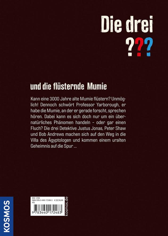 Kosmos Buch Die drei ??? und die flüsternde Mumie 17248