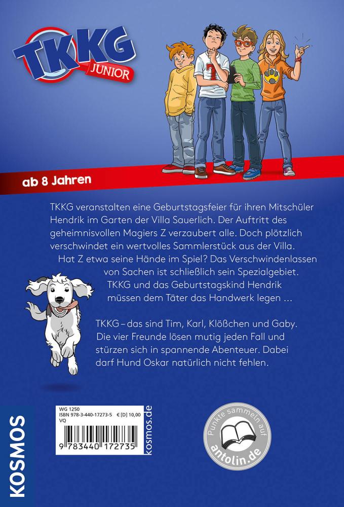 Kosmos Buch TKKG Junior Band 14 Hokuspokus zum Geburtstag 17273