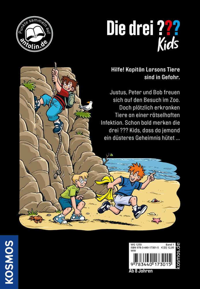 Kosmos Buch Die drei ??? Kids Band 01 Panik im Paradies 17301