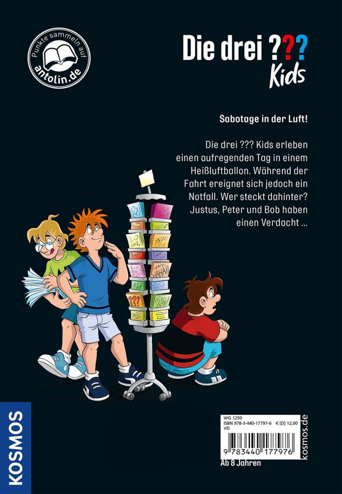 Kosmos Buch Die drei ??? Kids Band 09 SOS über den Wolken 17797
