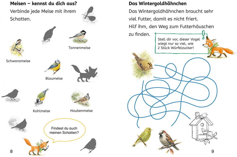 Kosmos Buch Lesen lernen Bücherhelden 2.Kl. Naturrätsel Heimische Vögel 17818