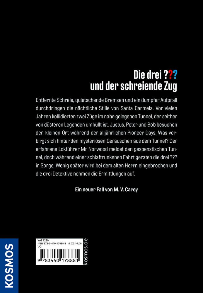 Kosmos Buch Die drei ??? und der schreiende Zug 17888