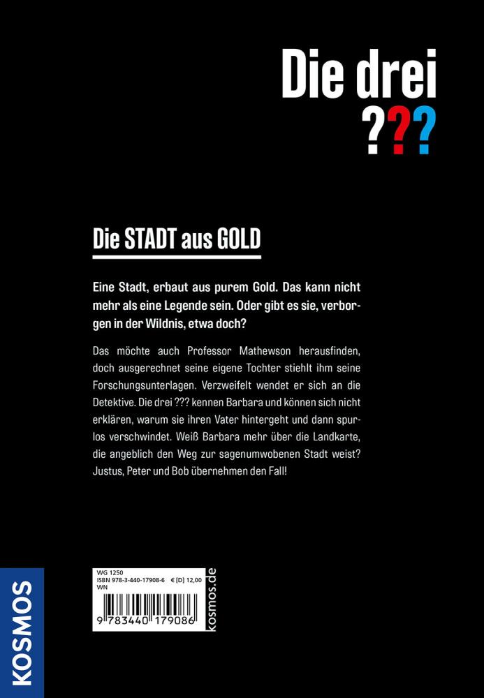 Kosmos Buch Die drei ??? Die Stadt aus Gold 17908