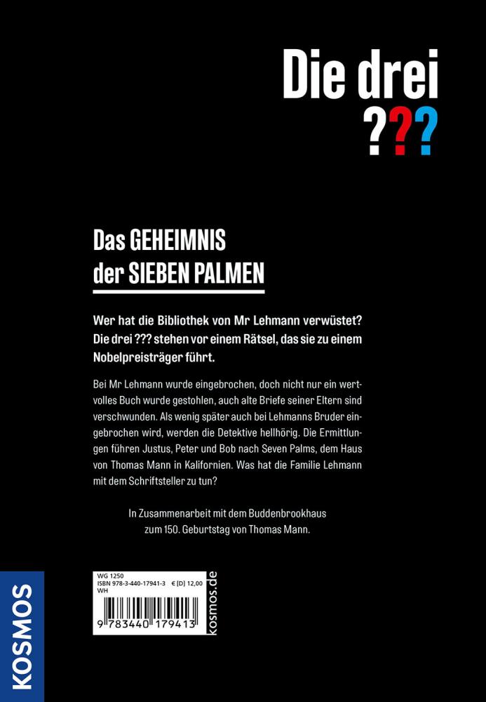 Kosmos Buch Die drei ??? Das Geheimnis der sieben Palmen 17941