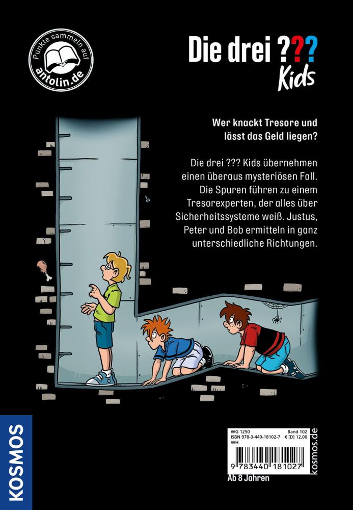Kosmos Buch Die drei ??? Kids Band 102 Spur der Tresorknacker 18102