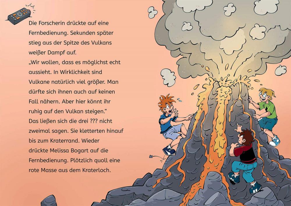 Kosmos Buch Die drei ??? Kids Bücherhelden 2.Kl. Vulkan 18267