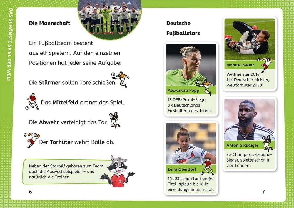 Kosmos Buch Lesen lernen Bücherhelden 2.Kl. KickerKids Profiwissen Fußball 18295