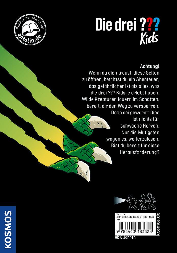 Kosmos Buch Die drei ??? Kids Das gefährlichste Buch der Welt 18332