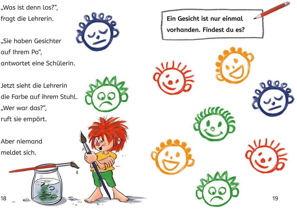 Kosmos Buch Lesen lernen Bücherhelden 1.Kl. Pumuckl geht in die Schule 18370