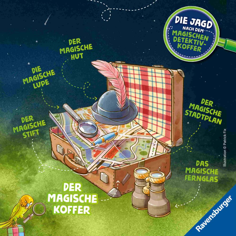 Ravensburger Buch Die Jagd nach dem magischen Detektivkoffer Band 3 Hühnerdieb gesucht! 30133