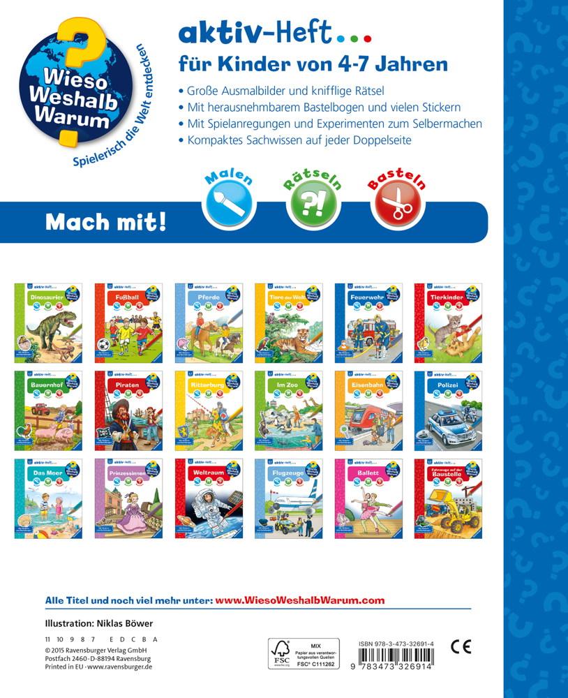 Ravensburger Buch Wieso? Weshalb? Warum? aktiv-Heft Feuerwehr 32691